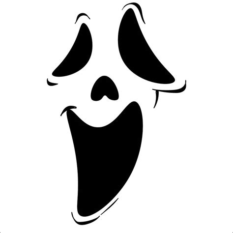 Ghost Face Printable